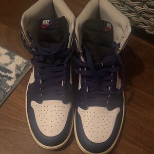 Nike 1 High-Top Sneakers in Navy and White OG Rare Air
